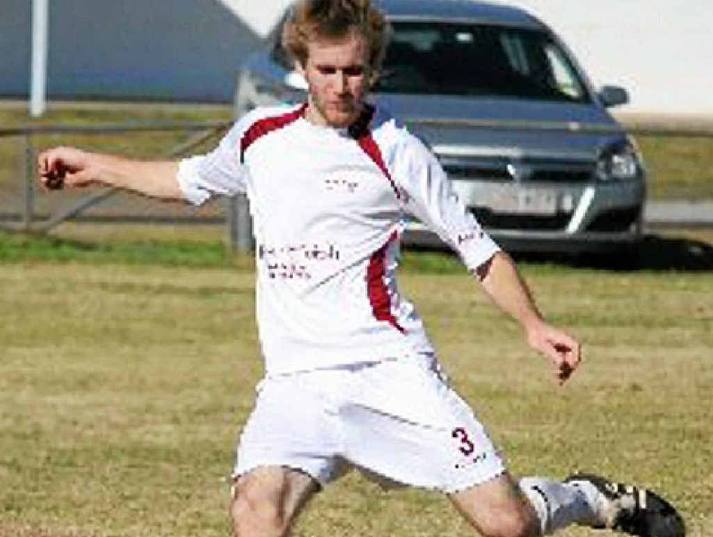 IN ACTION: Robbie Davey in full flight with the ball shows the style that has brought him many accolades. IN ACTION: Robbie Davey in full flight with the ball shows the style that has brought him many accolades.